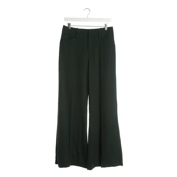 Pants, in Dark Green, Wool, Chloé