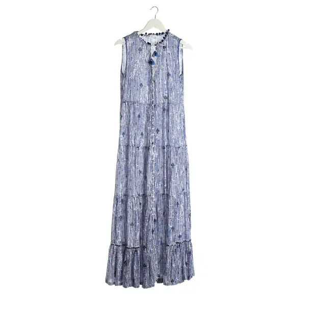 Kleid in Mehrfarbig, Viskose, Poupette St. Barth