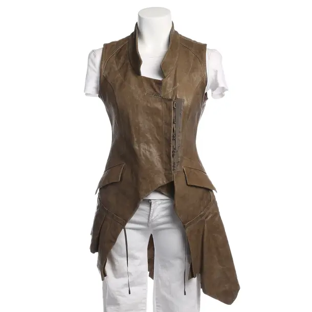 Vest in Brown, Leather, High Use