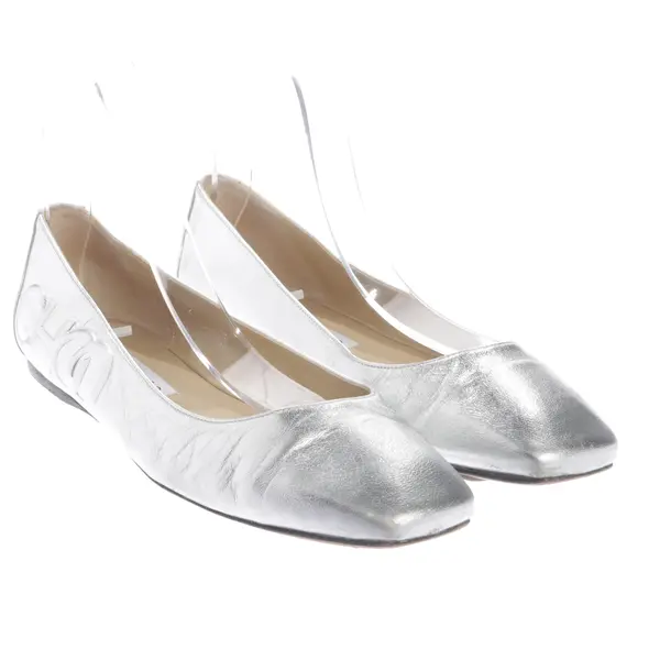 Ballet Flats in Metallic, , Jimmy Choo