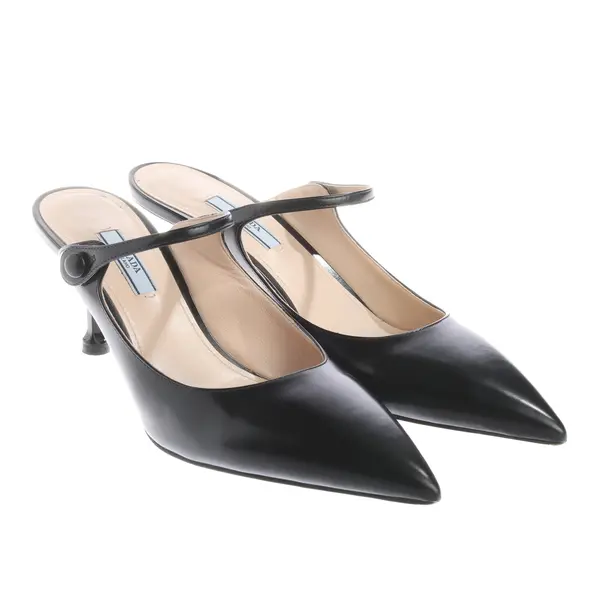 Slingbacks in Schwarz, , Prada