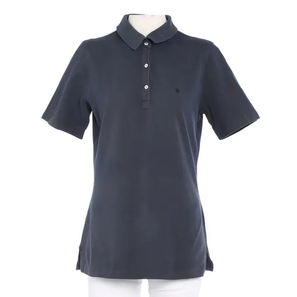 Poloshirt in Blau, Baumwolle, Van Laack
