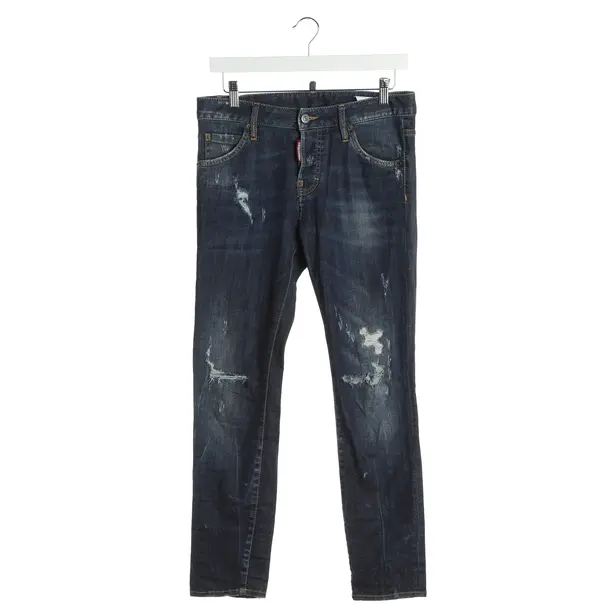 Jeans Straight Fit in Blau, Baumwolle, Dsquared