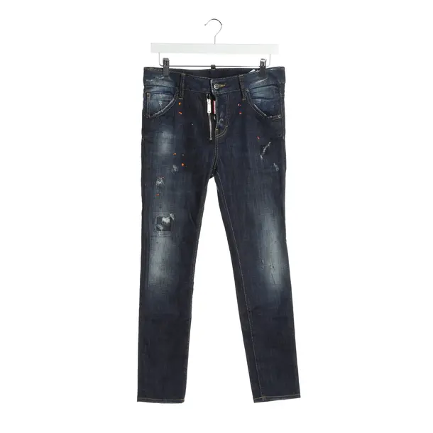 Straight Fit Jeans in Blue, Cotton, Dsquared