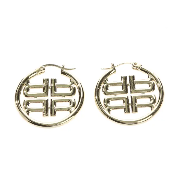 Ohrringe in Metallic, Metall (metallisch, metallisiert), Riani