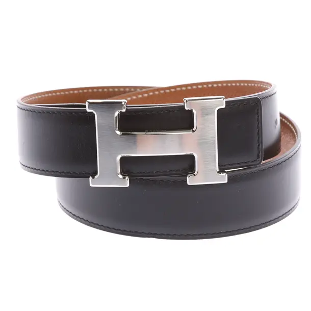 Belt in Black, Leather, Hermès