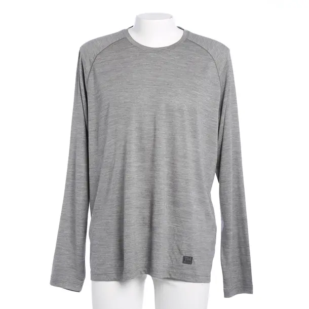 Longsleeve in Grau, Wolle, Zegna