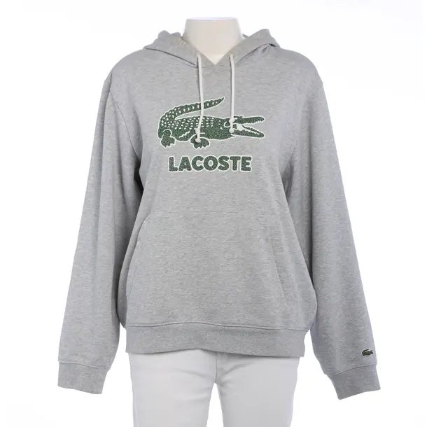 Hoodie in Gray, Cotton, Lacoste