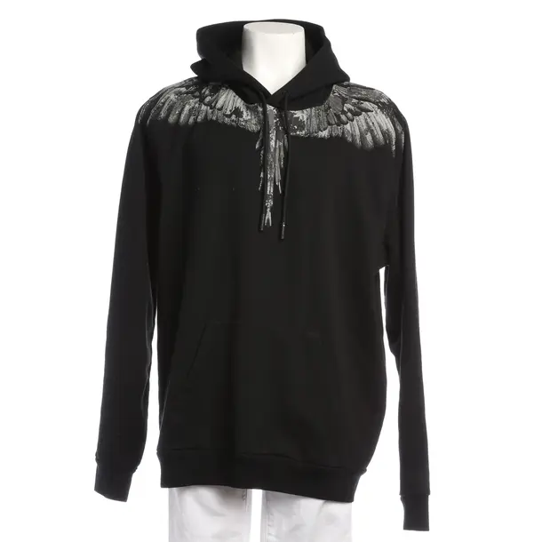 Hoodie in Schwarz, Baumwolle, Marcelo Burlon