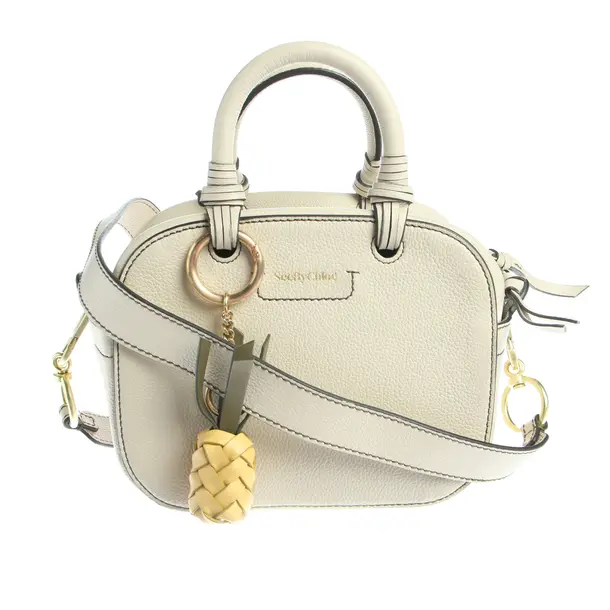 Handbag in White, Leather, See by Chloé