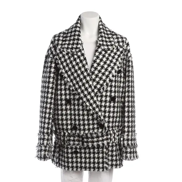 Mid-Season Jacket in Black, Cotton, Balmain