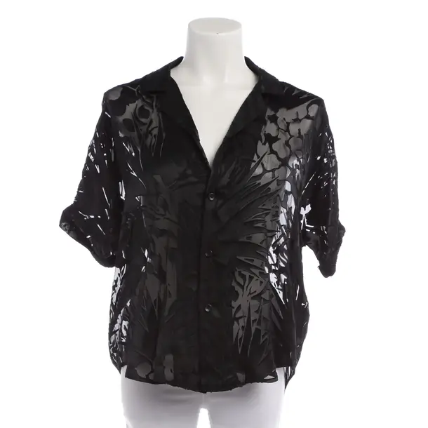 Bluse in Schwarz, Viskose, Saint Laurent