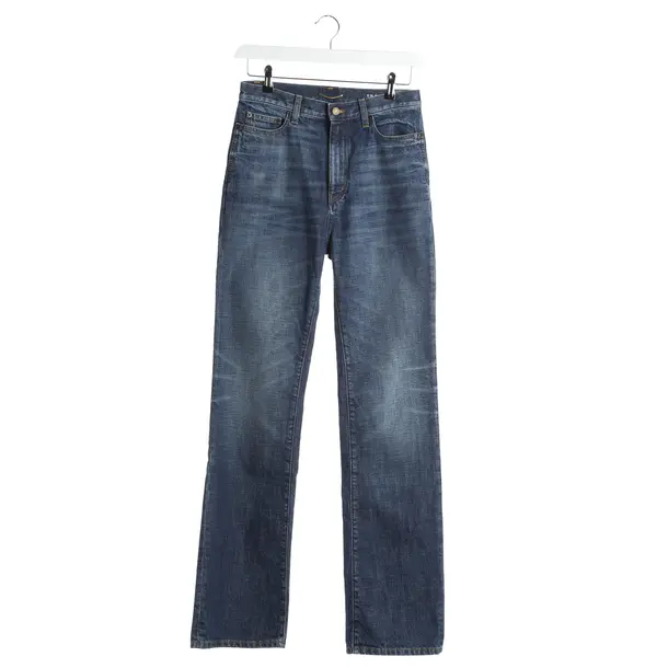 Straight Fit Jeans in Blue, Cotton, Saint Laurent