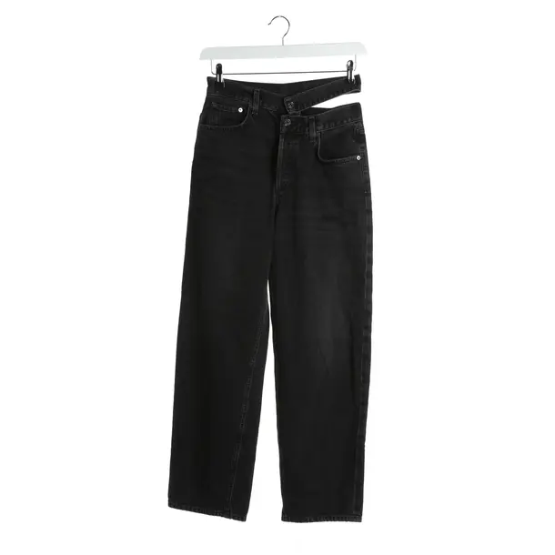 Jeans Straight Fit in Schwarz, Baumwolle, Agolde