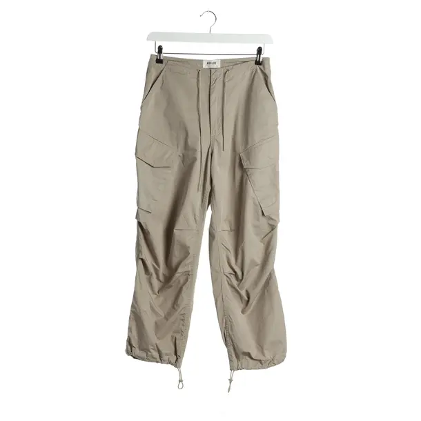Pants in White, Cotton, Agolde