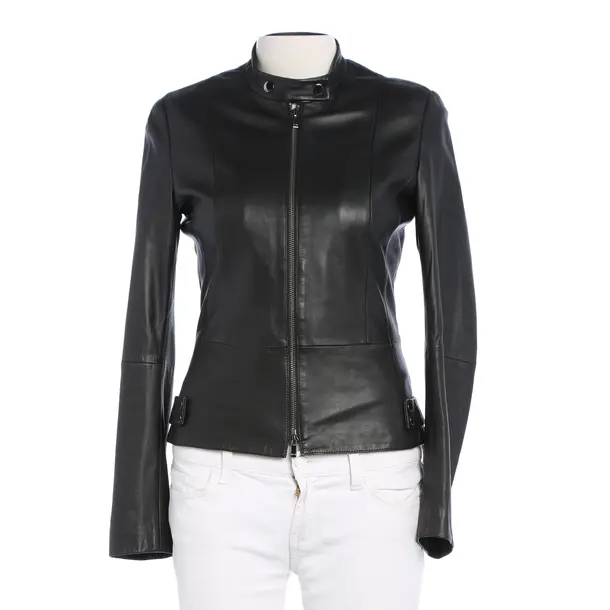 Lederjacke in Schwarz, Leder, Hugo Boss Red Label