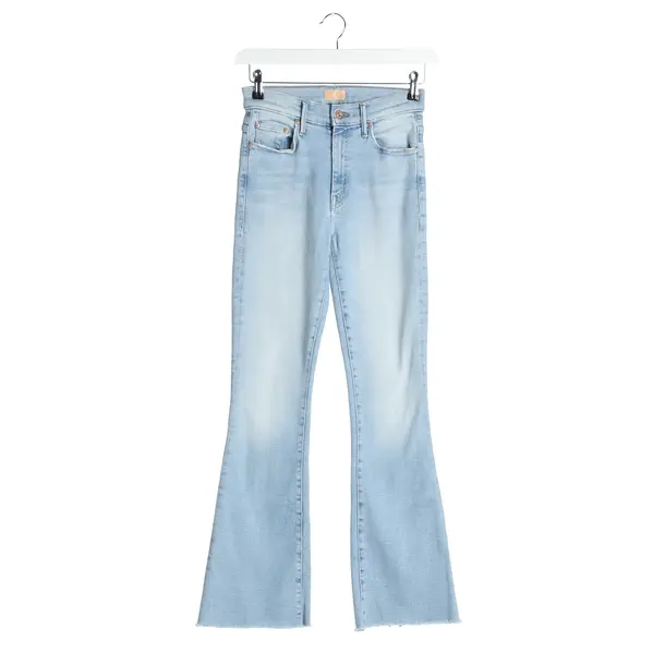 Jeans Flared in Blau, Baumwolle, Mother
