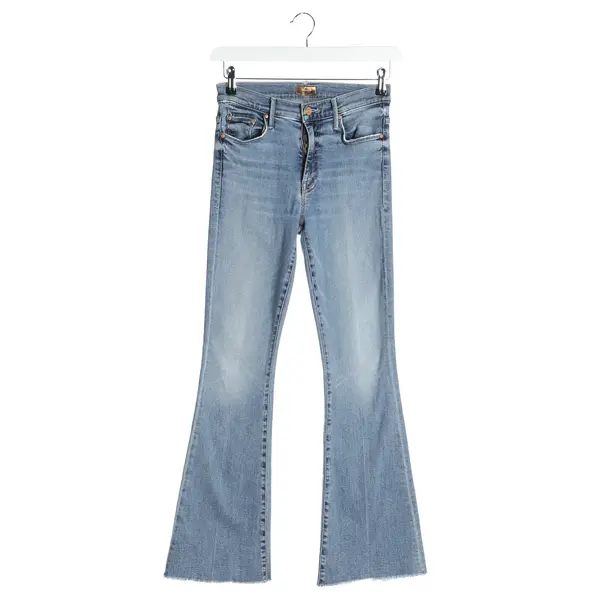 Jeans Flared in Blau, Baumwolle, Mother