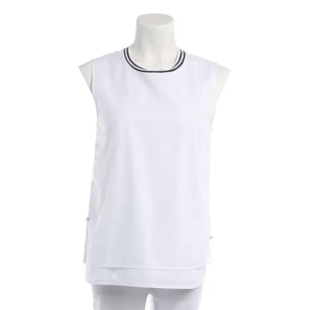 Top in White, Cotton, Peserico
