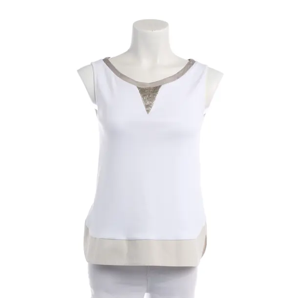 Top in White, Silk, Fabiana Filippi