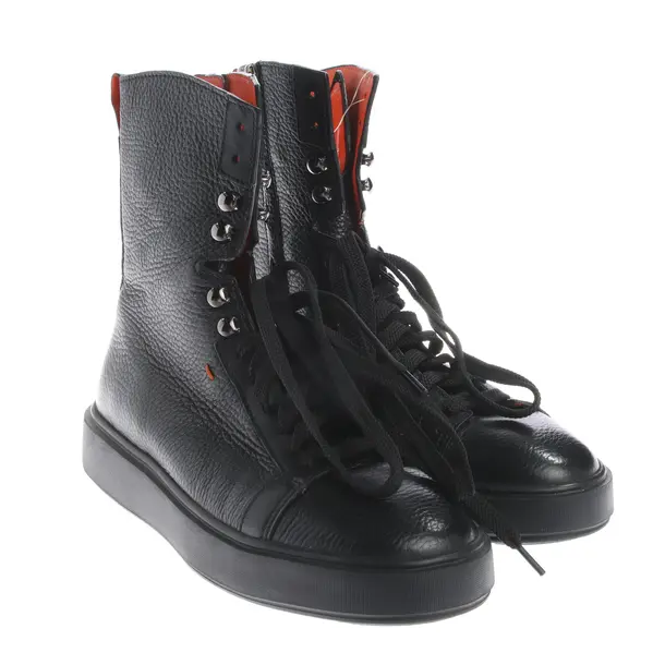 Stiefeletten in Schwarz, , Santoni