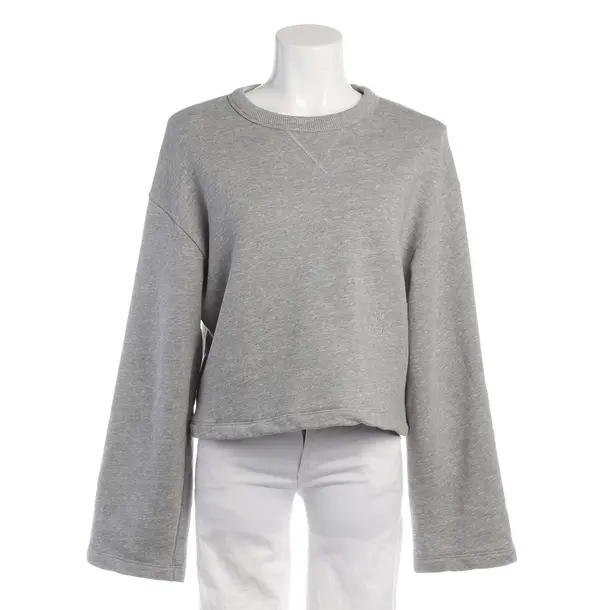 Sweatshirt in Gray, Cotton, Closed