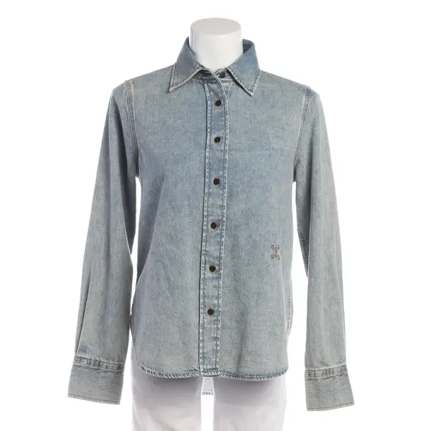 Tunic in Blue, Cotton, Closed