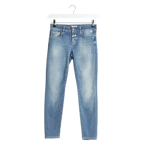 Jeans Straight Fit in Blau, Baumwolle, Closed