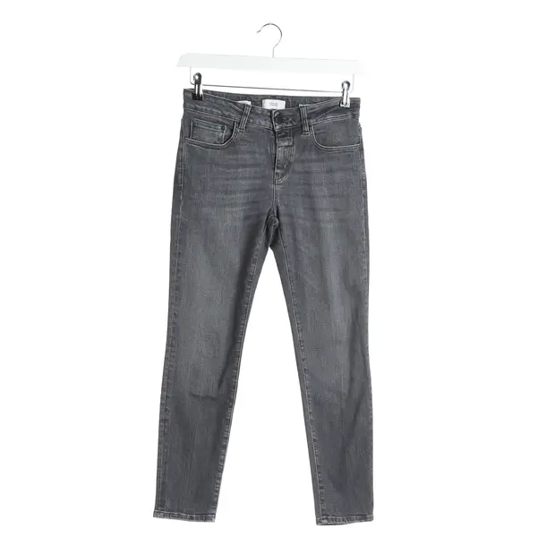 Straight Fit Jeans in Gray, Cotton, Closed