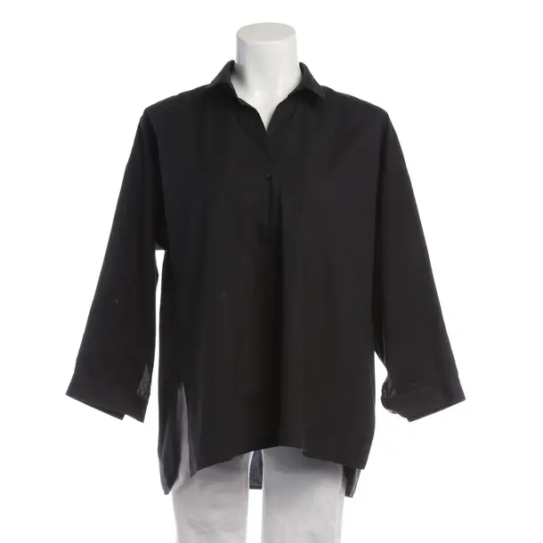 Bluse in Schwarz, Baumwolle, Lis Lareida