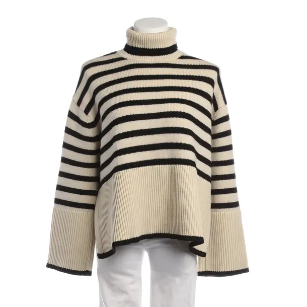 Jumper in White, Wool, Totême