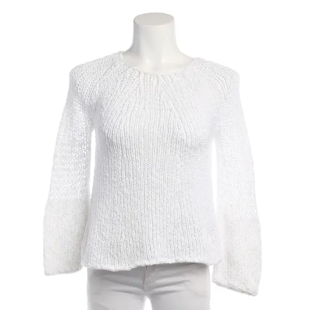 Jumper in White, Cotton, Theory