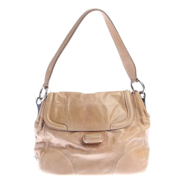 Shoulder Bag in White, Leather, Prada