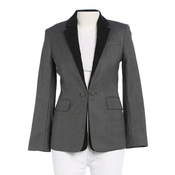 Blazer in Gray, Wool, Alexander Wang