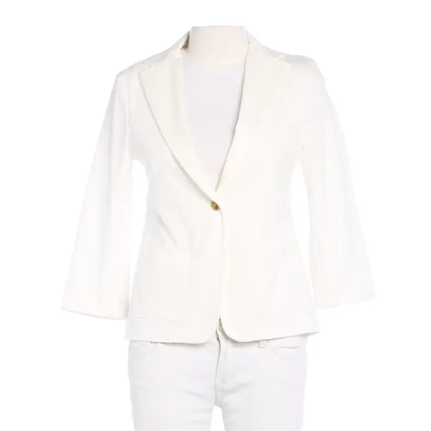 Blazer in Weiß, Baumwolle, Fabiana Filippi