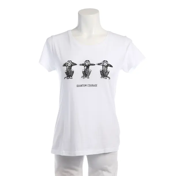 Shirt in White, Cotton, Quantum Courage