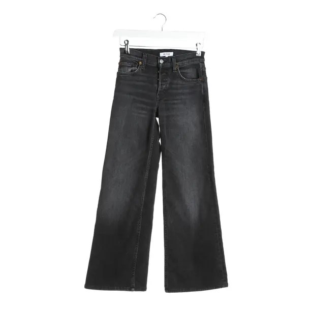 Jeans Bootcut in Schwarz, Baumwolle, Re/Done