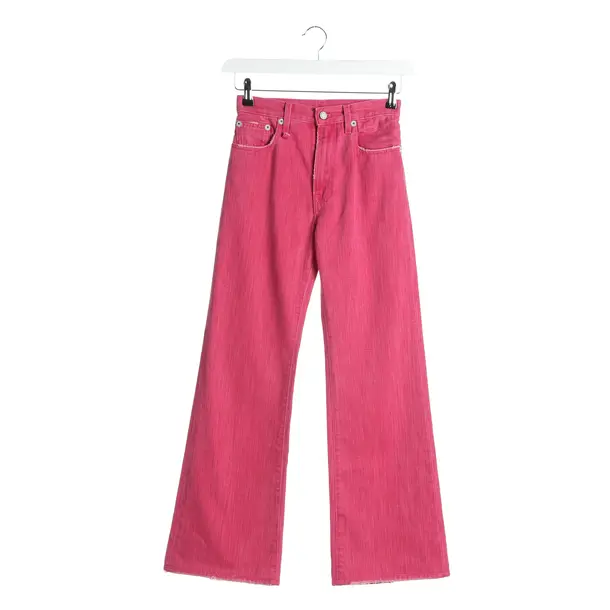 Jeans Bootcut in Rosa, Baumwolle, R13