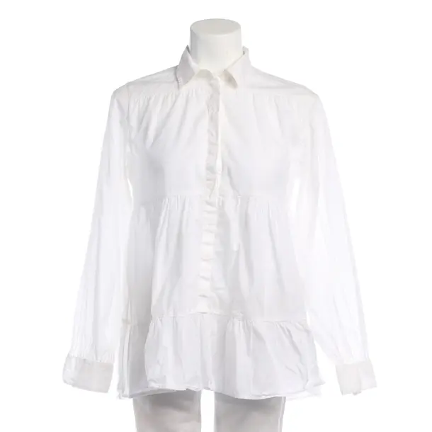 Blouse in White, Cotton, Robert Friedman