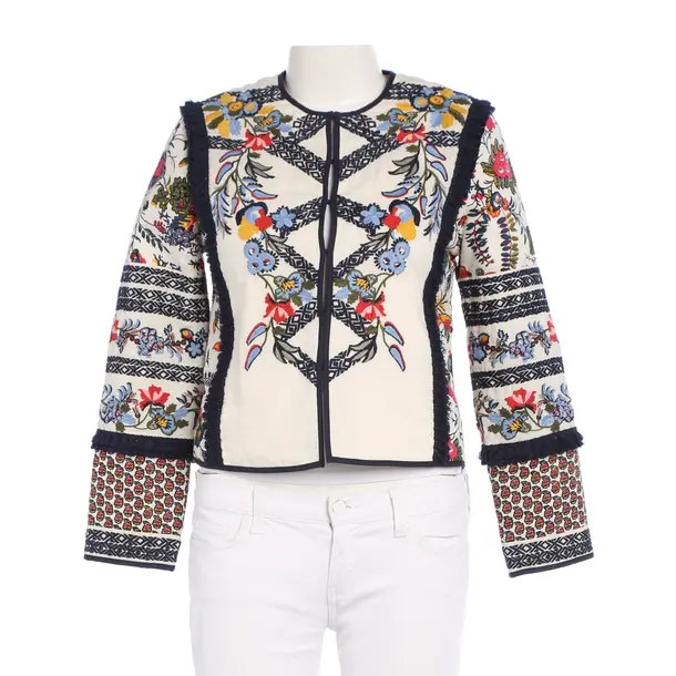 Mid-Season Jacket in Multicolored, Cotton, Tory Burch