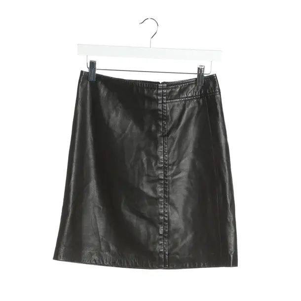 Skirt in Black, Leather, Riani