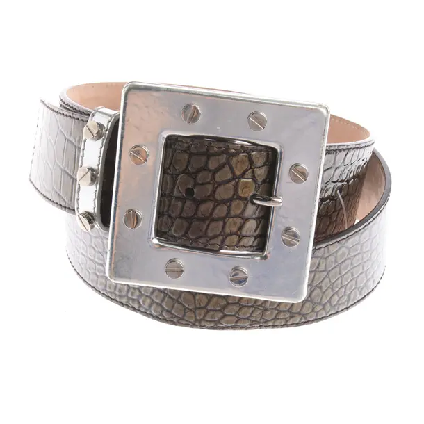 Belt in Green, Leather, Dolce & Gabbana