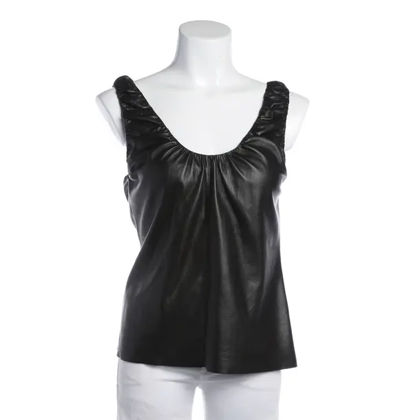 Top in Schwarz, Polyester, Nanushka