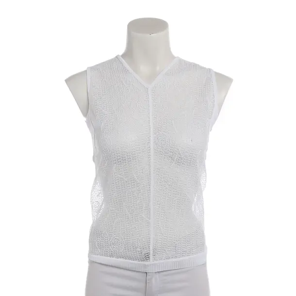 Top in Weiß, Viskose, Dior