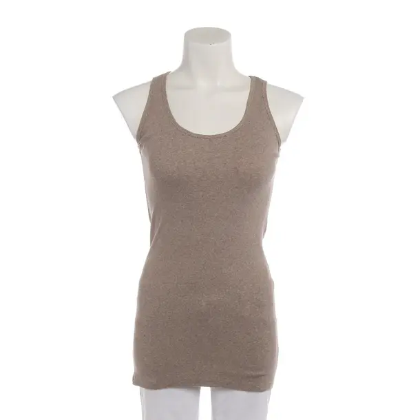 Top in Braun, Baumwolle, Brunello Cucinelli