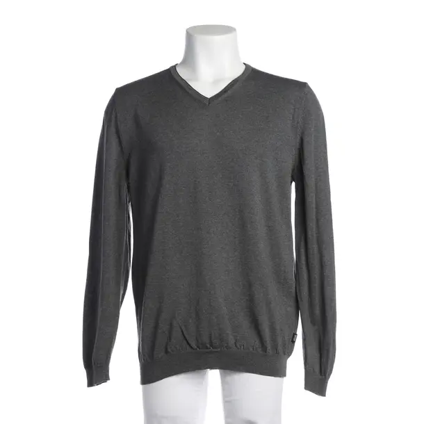 Pullover in Grau, Wolle, Hugo Boss