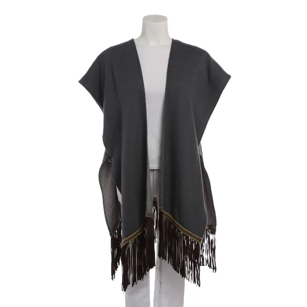 Poncho, in Grau, Kaschmir, Antonia Zander