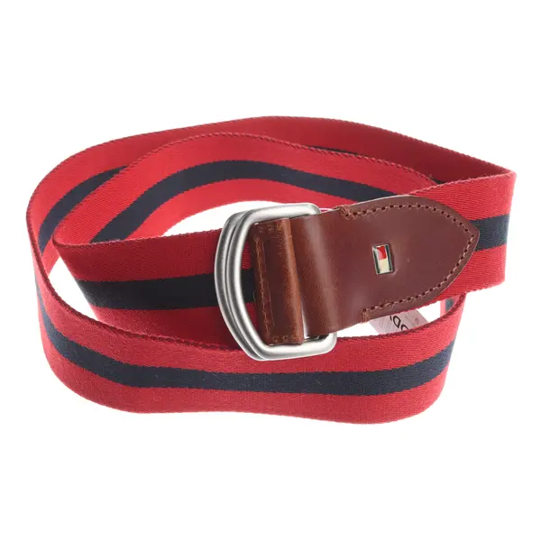 Gürtel in Rot, Baumwolle, Tommy Hilfiger