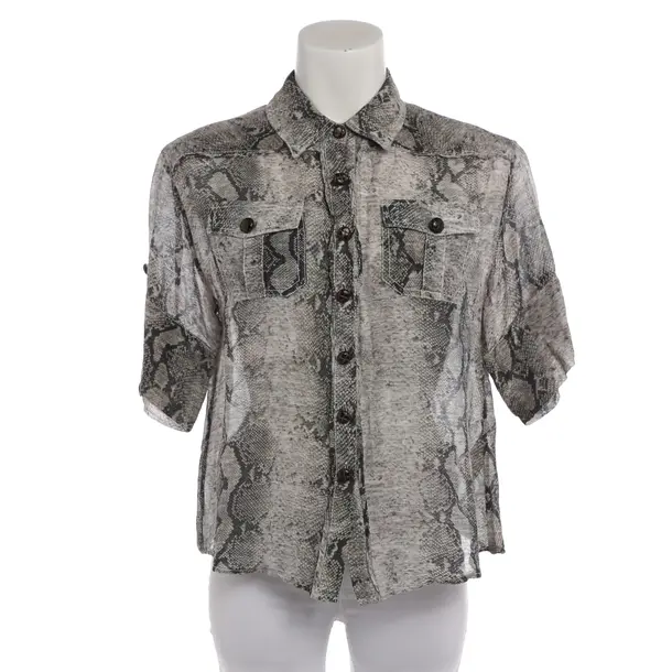 Bluse in Grau, Seide, Zimmermann