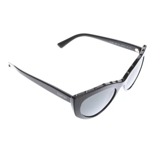 Sonnenbrille in Schwarz, Kunststoff, Valentino